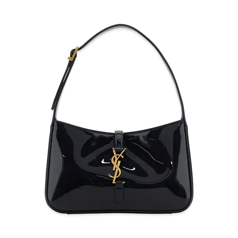Saint Laurent Women's Midnight Leather Le 5 Ã 7 Shoulder Bag "Blue"