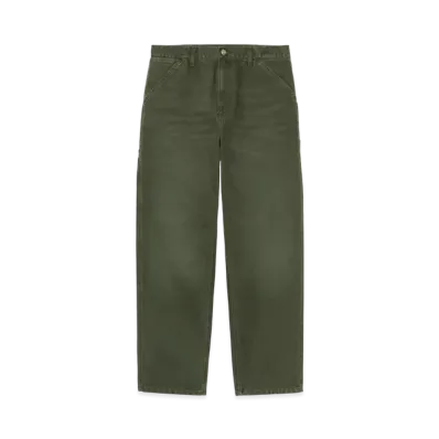 Carhartt WIP Single Knee Pant "Olive(Stone Canvas)"