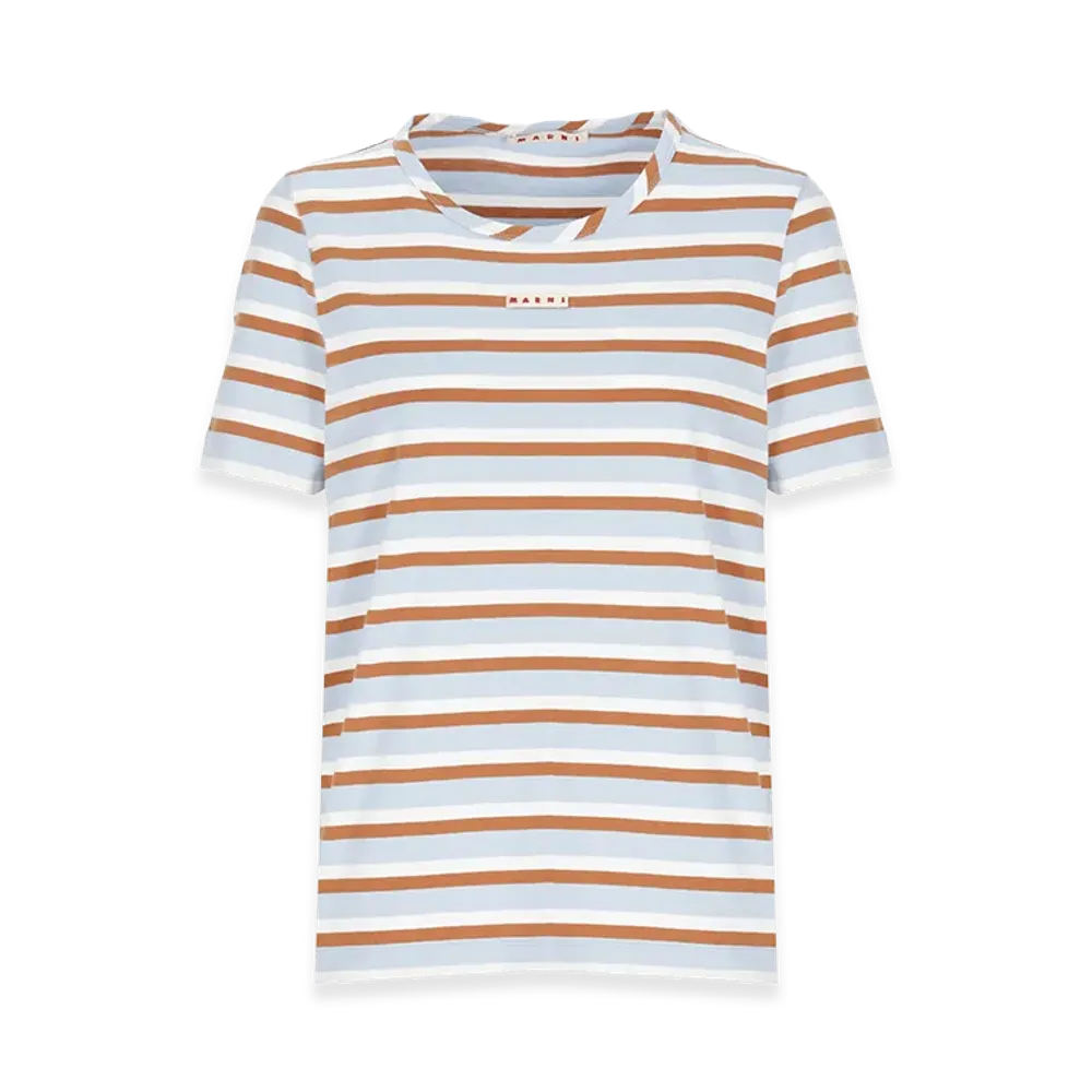 MARNI Women's Logo Patch T-Shirt "Multicolor"