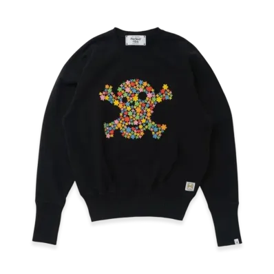 Perfect Ribs x Haroshi Strange Sleeve Crew Neck Sweat Shirt "Black"