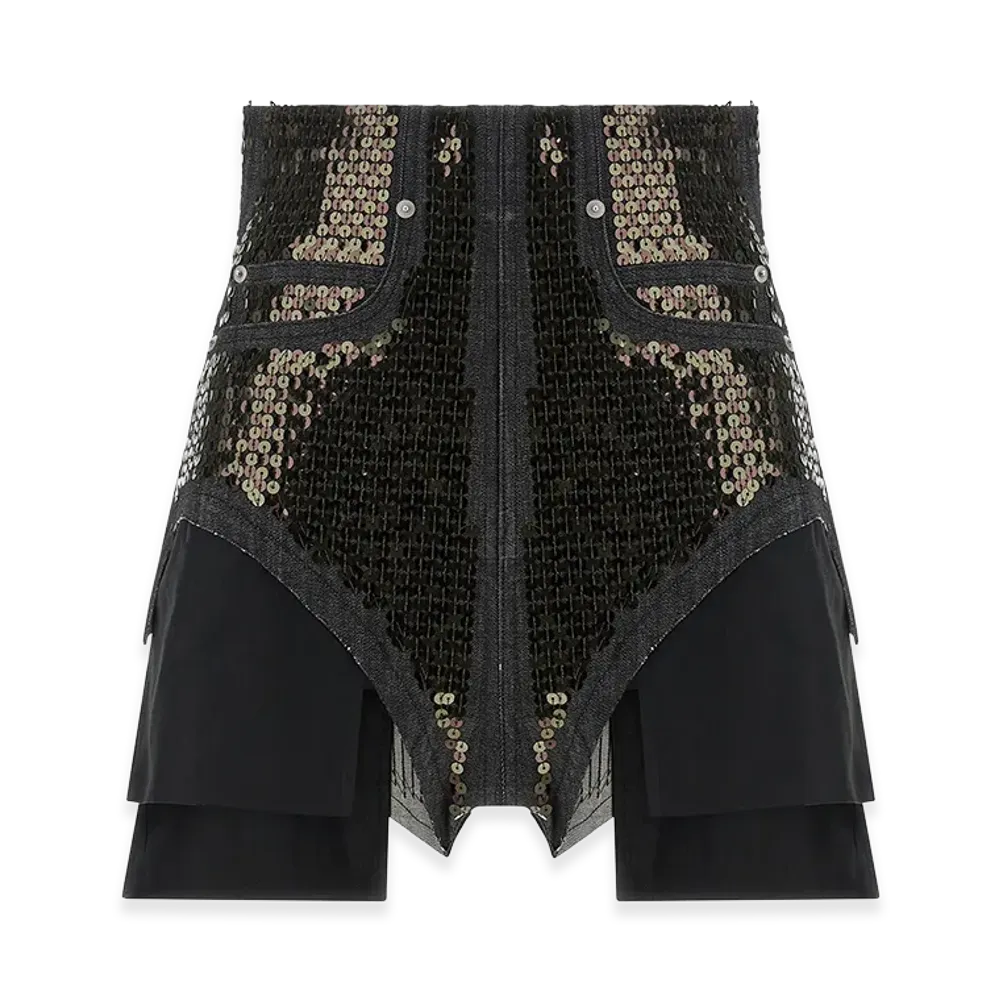 Rick Owens Women's Dirt Cuoffs' Shorts "Black"
