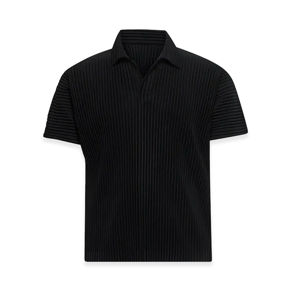 HOMME PLISSE ISSEY MIYAKE Short Sleeve Shirts "Black"