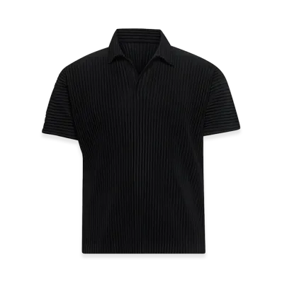 HOMME PLISSE ISSEY MIYAKE Short Sleeve Shirts "Black"