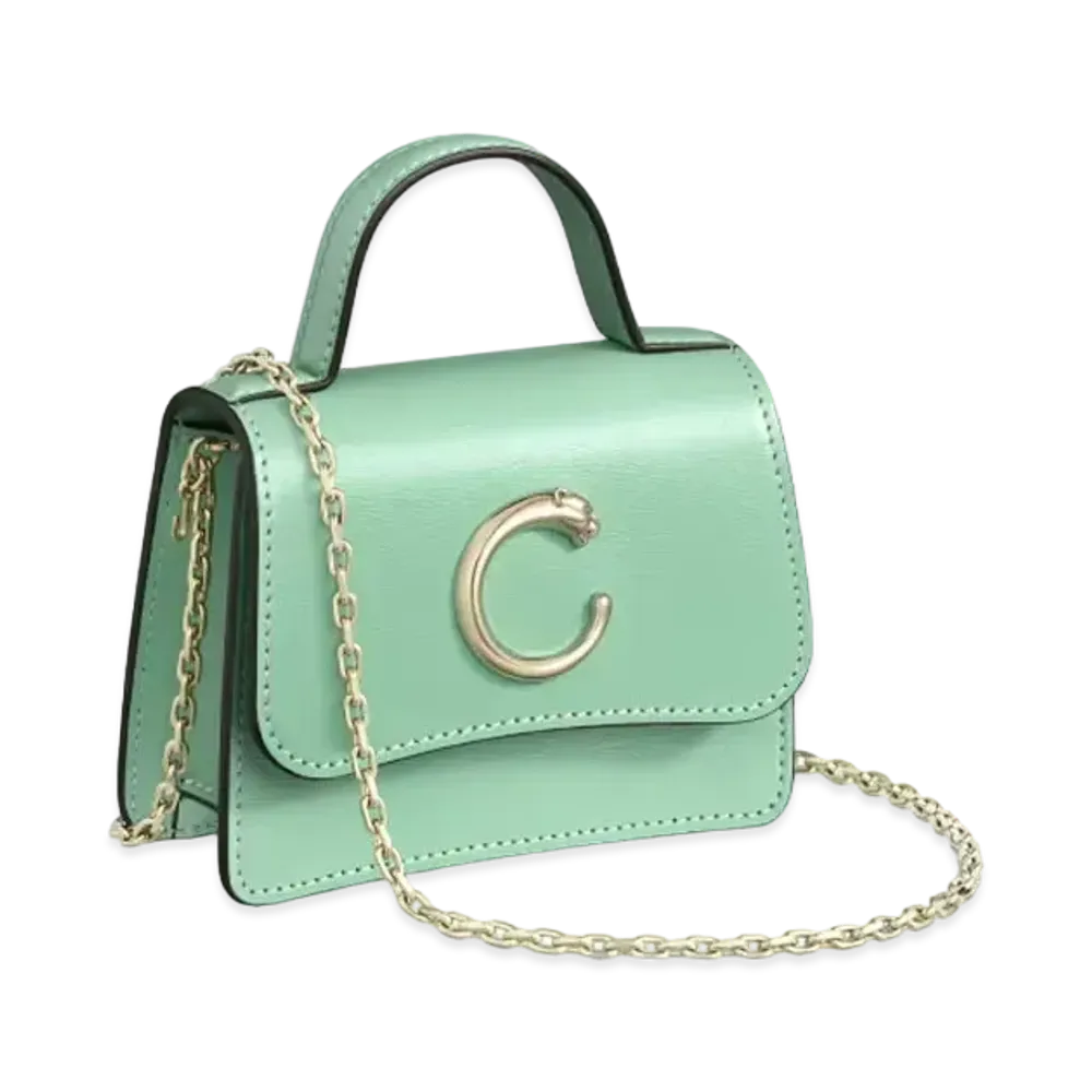 Cartier Chain Bag Micro Model, Panthere de Cartier "Sage Green"