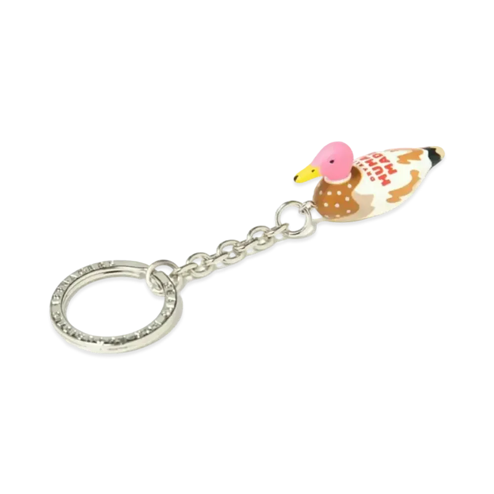 Human Made Duck Keyring "Pink"