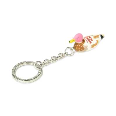 Human Made Duck Keyring "Pink"