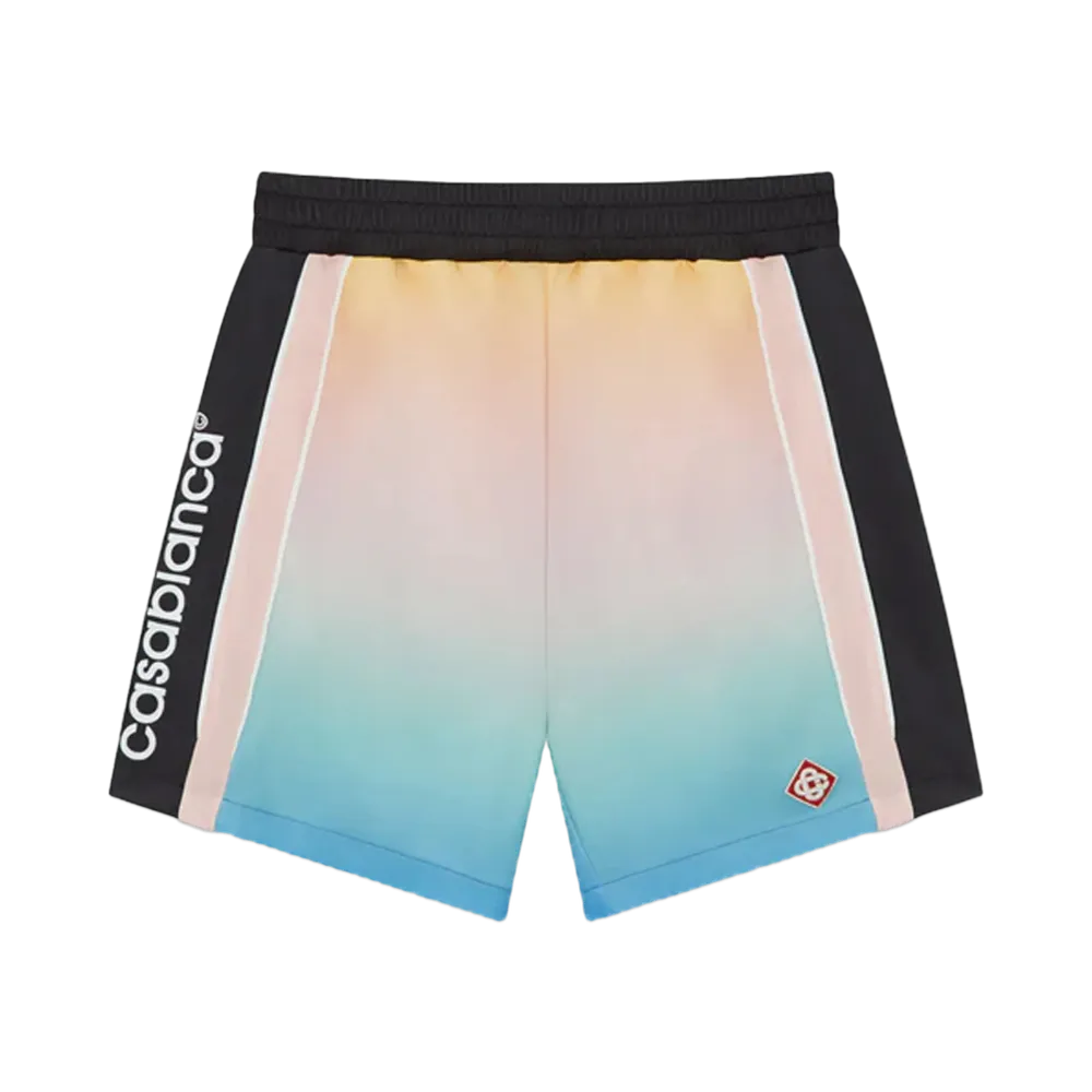 Casablanca Pastel Gradient Football Shorts "Multi"