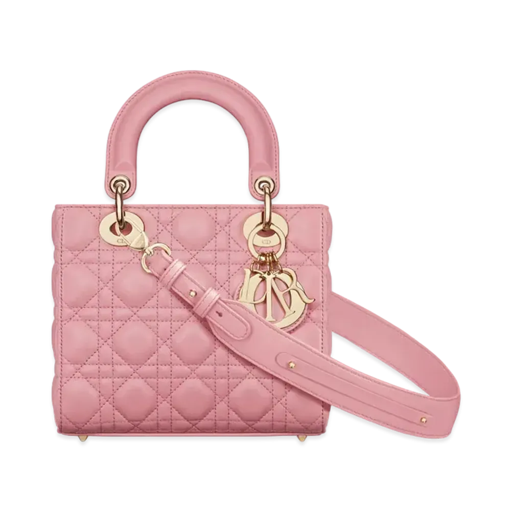 Dior Small Lady Dior My ABCDior Bag Cannage Lambskin "Merokoton Pink"
