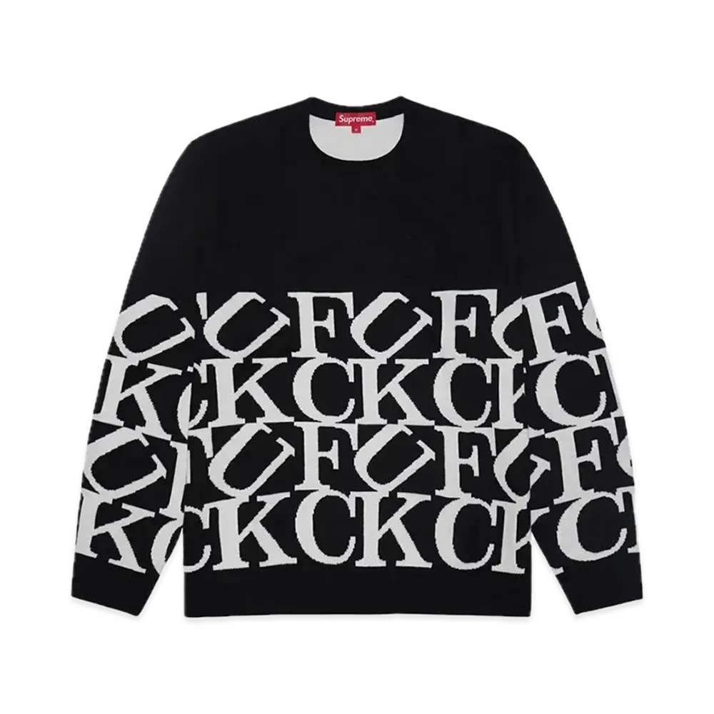 Supreme Fuck Sweater "Black"
