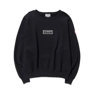 Cav Empt (C.E) LOOSE FIT CREW NECK "Black"