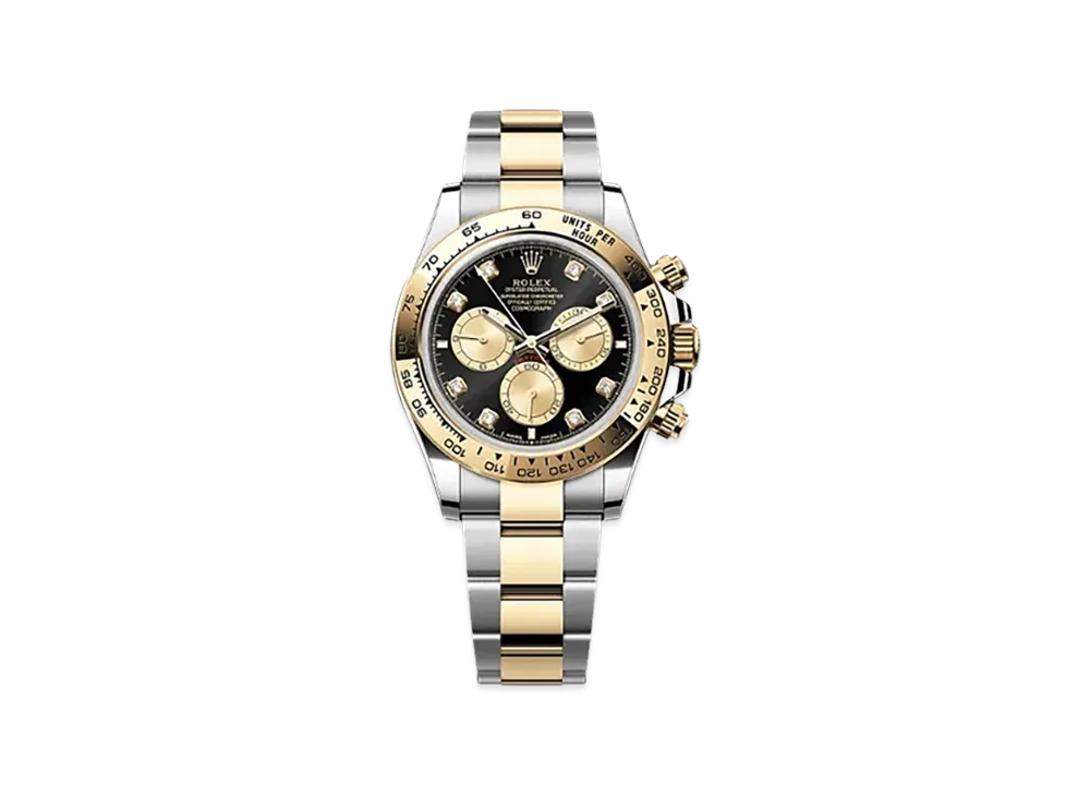 ROLEX Cosmograph Daytona 40mm Oystersteel & Yellow Gold 126503 "Bright Black/Golden"