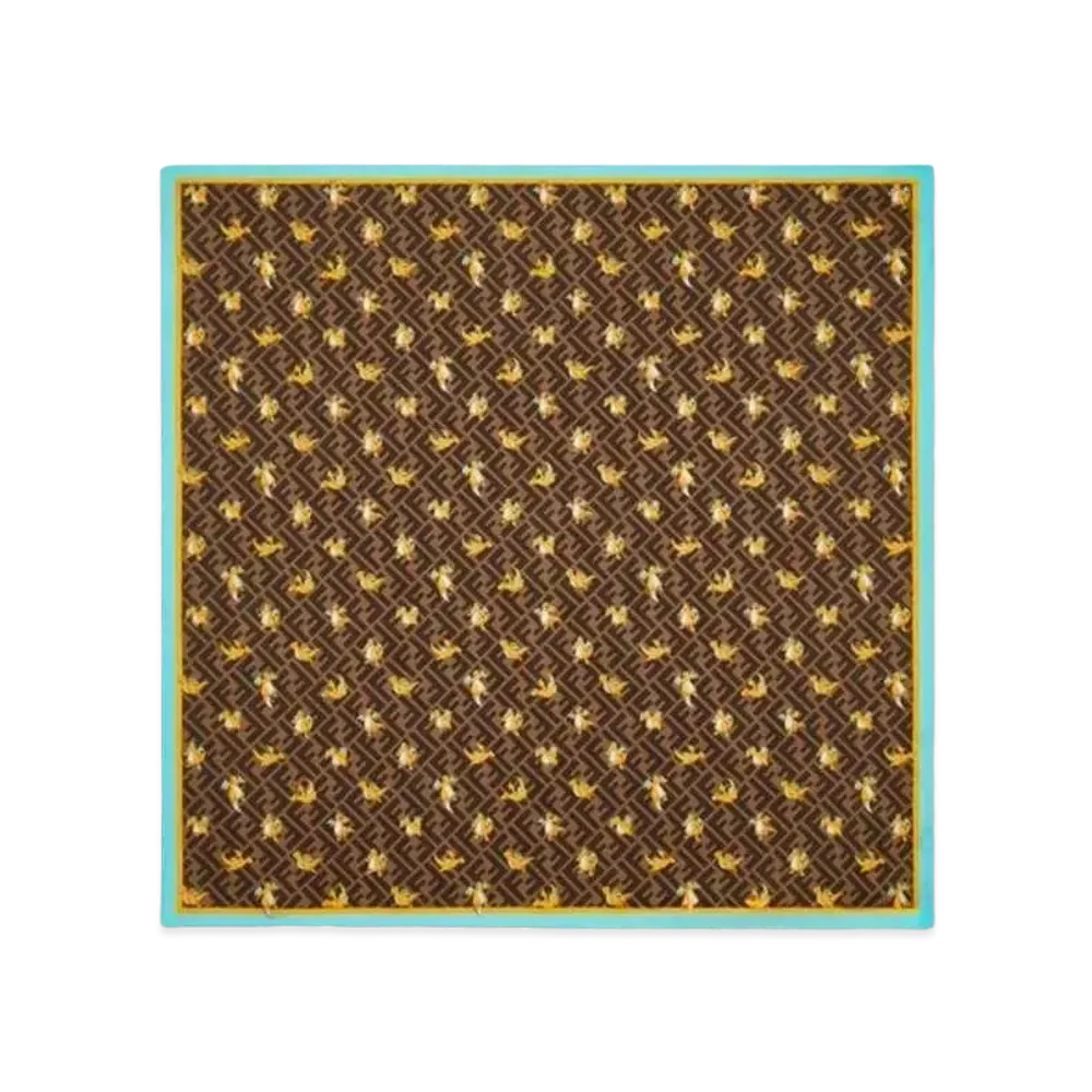 Pokemon x Fragment x FENDI Dragonite Silk Scarf "Multi Color"