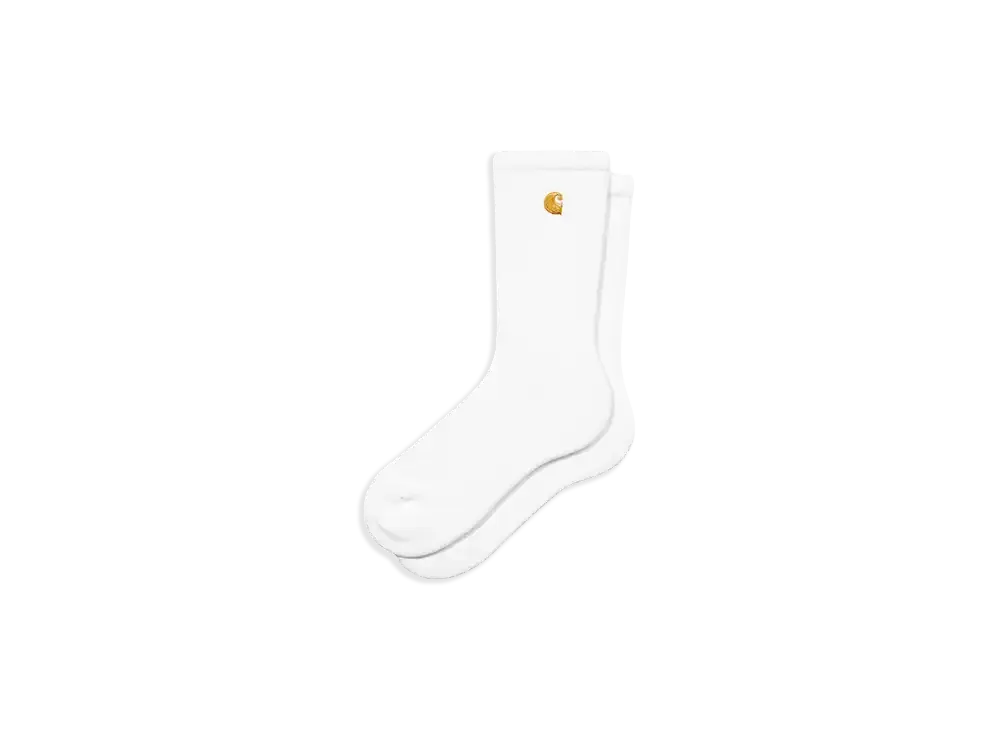 Carhartt WIP Chase Socks "White/Gold"