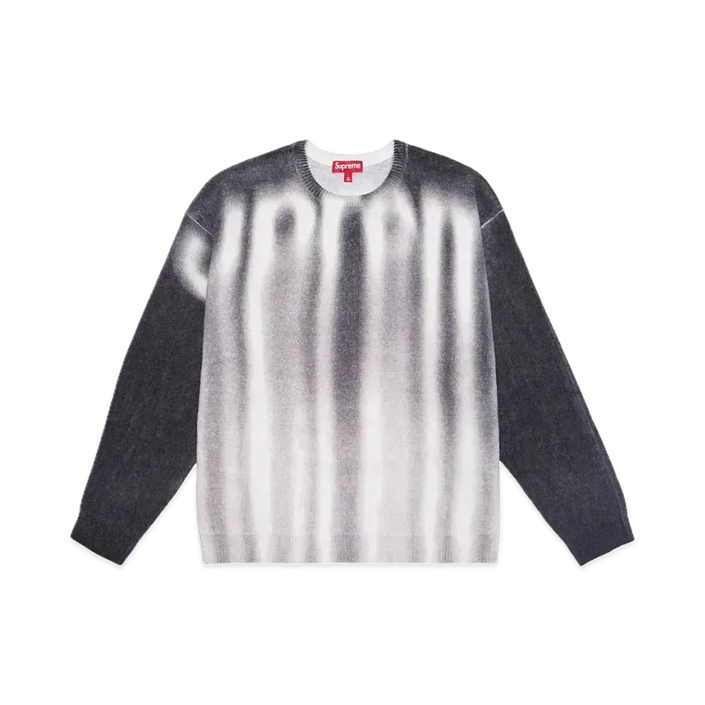 Supreme Blurred Logo Sweater "Black"