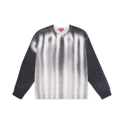 Supreme Blurred Logo Sweater "Black"