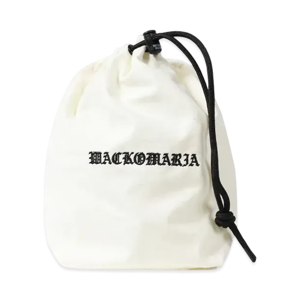 WACKO MARIA Drawstring Bag "White"
