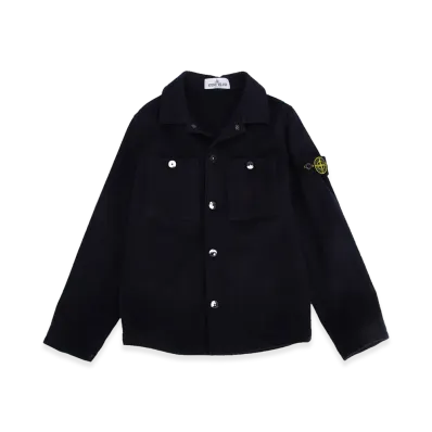 Stone Island Kids Overshirt "Blue"