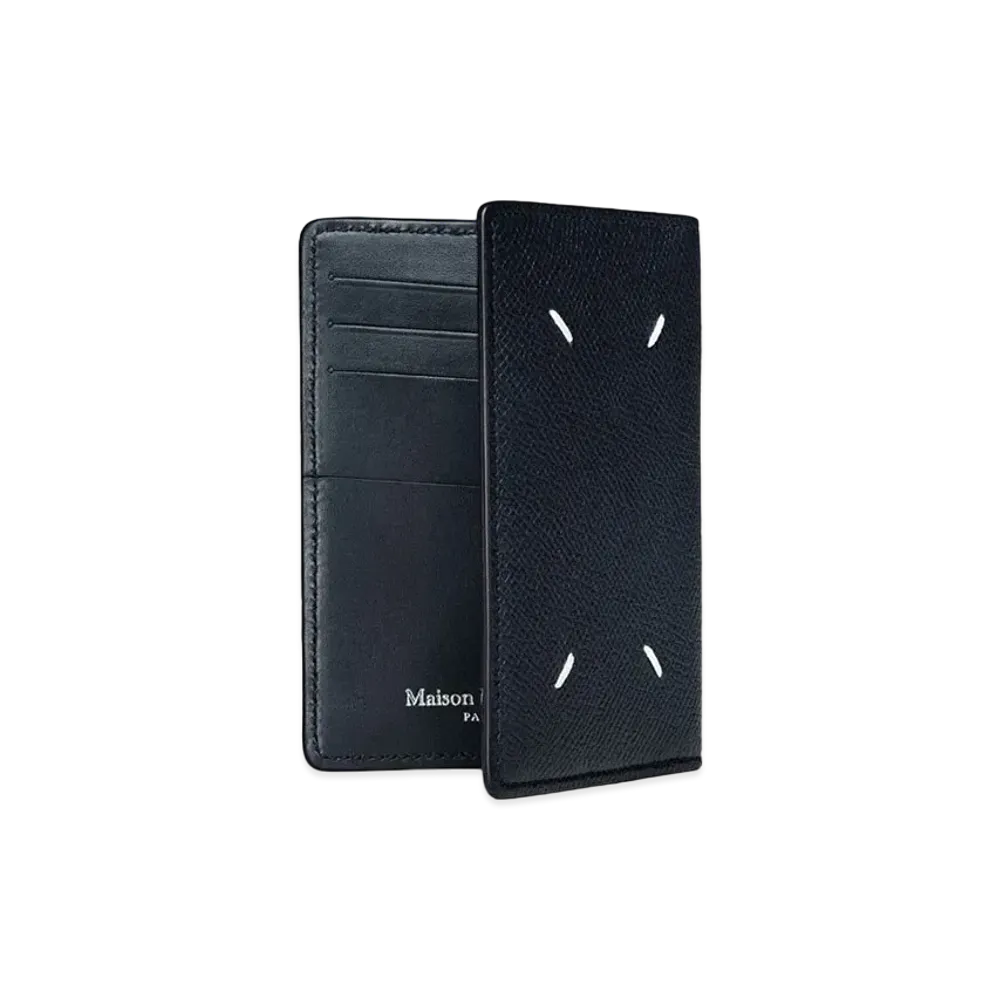 Maison Margiela Leather Card Holder "Slate Blue"