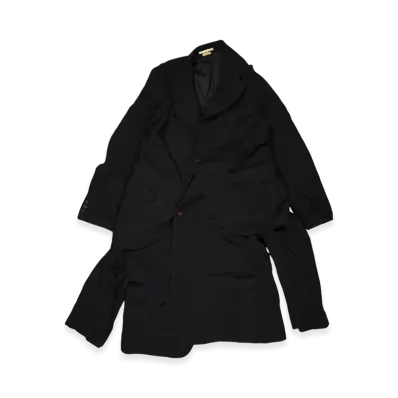 COMME des GARCONS HOMME PLUS 2-Tier Tailored Jacket "Black"