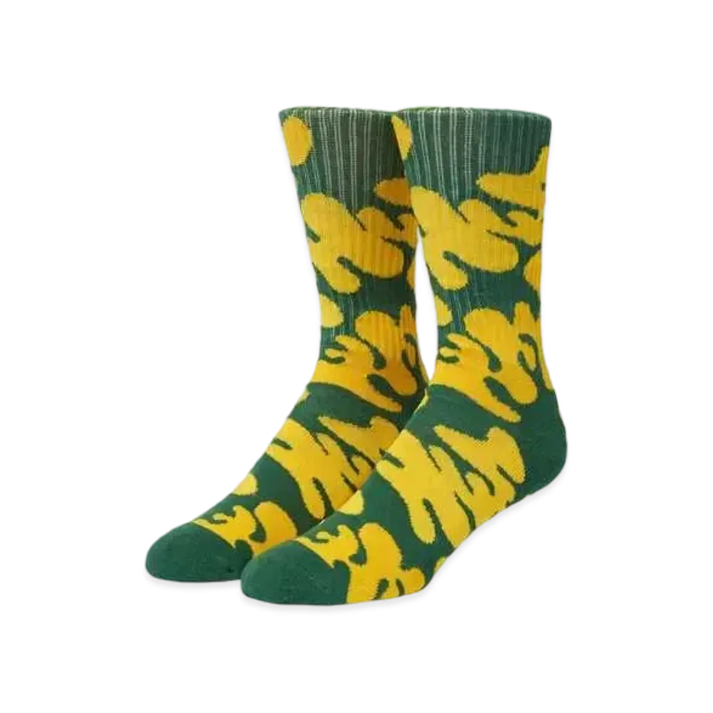 HUF Spring 24 Trip Crew Socks "Green"