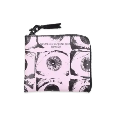 Supreme x Comme des Garcons SHIRT Large Eyes Coin Pouch "Pink"