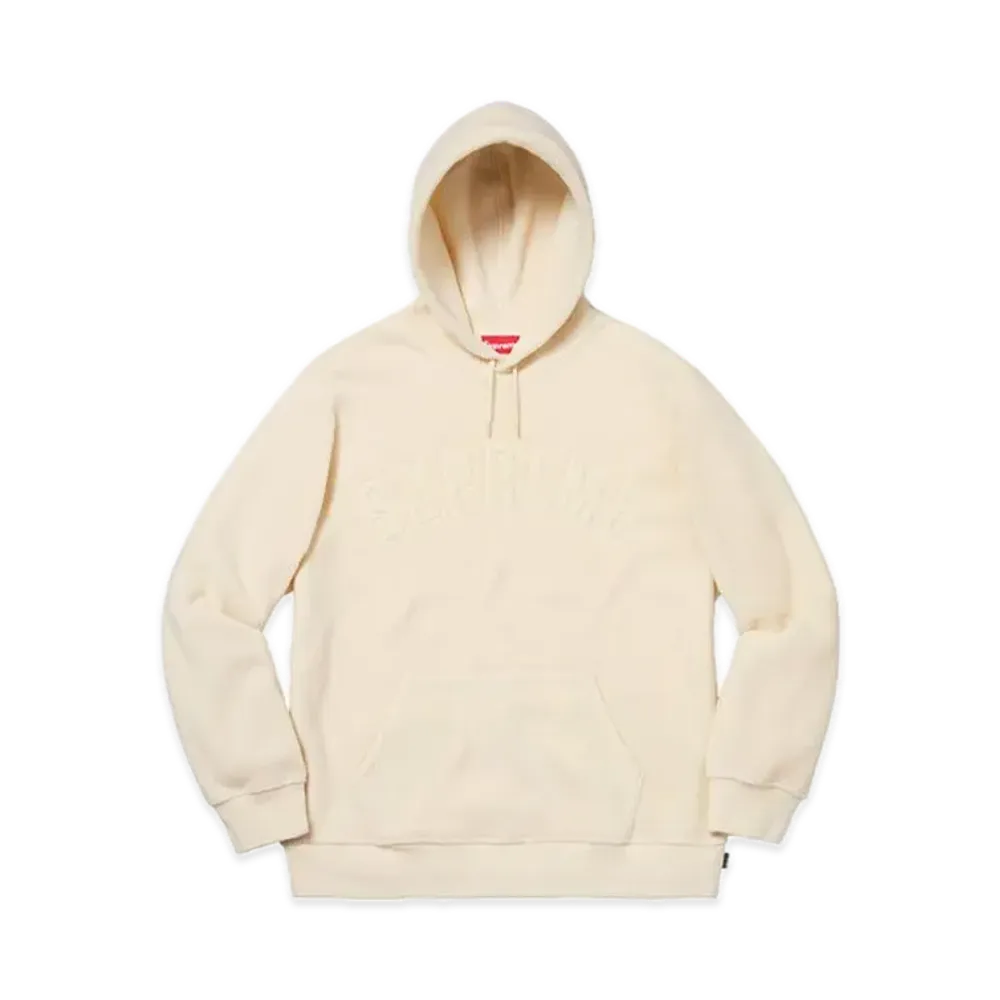 Supreme Polartec Hooded Sweatshirt "Natural"