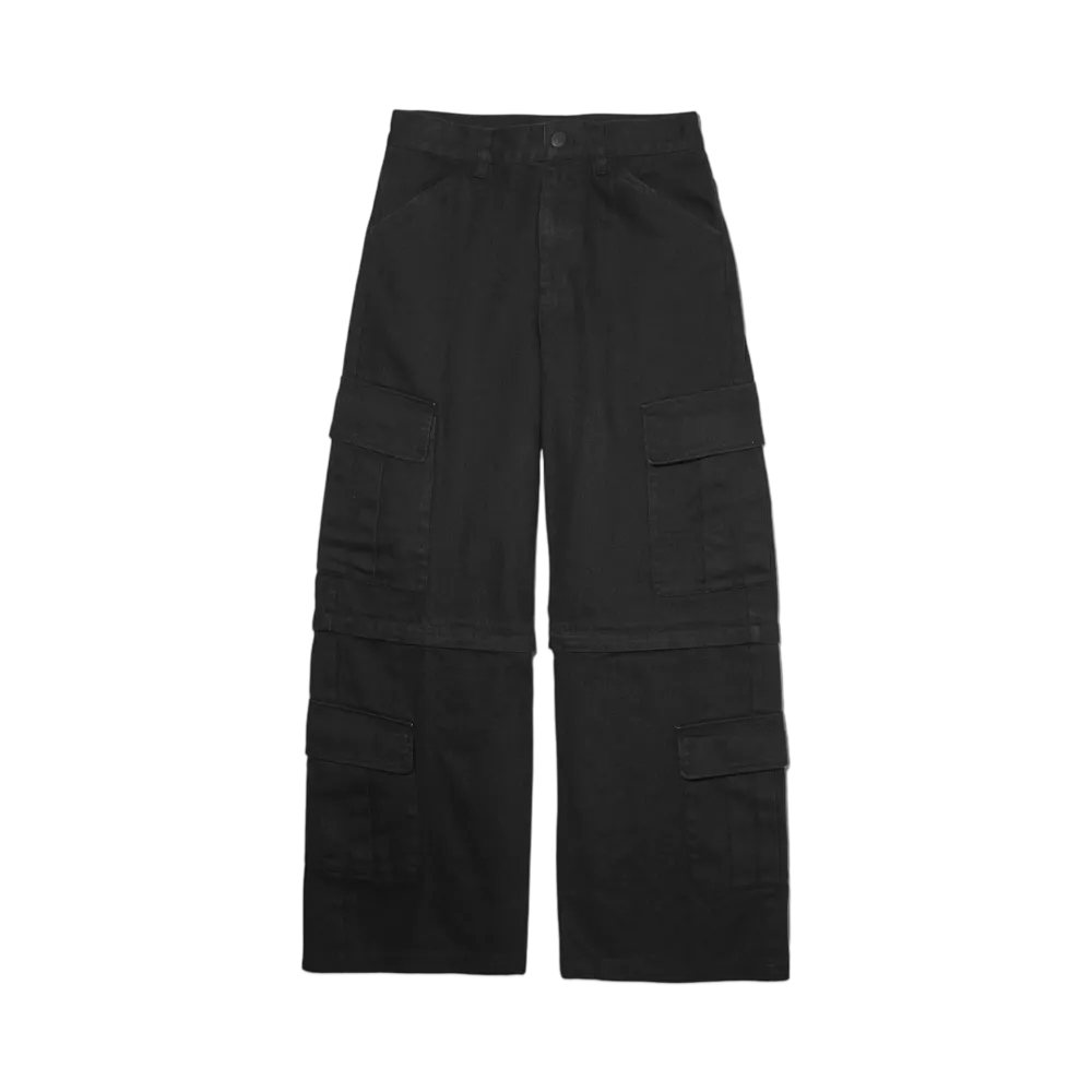 X-Girl 2Way Cargo Pants "Black"