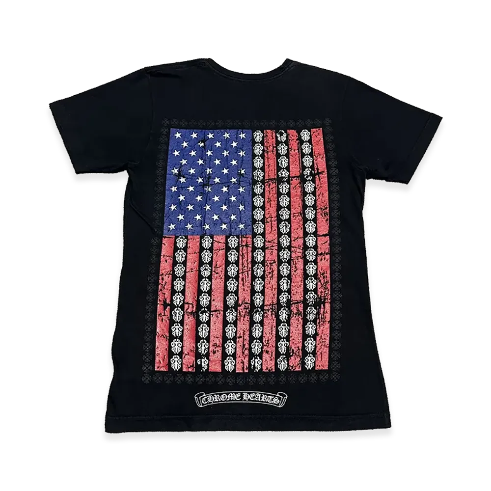 Chrome Hearts American Flag T-Shirt "Black"