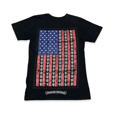 Chrome Hearts American Flag T-Shirt "Black"