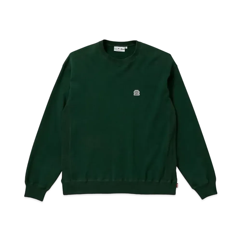 BlackEyePatch OG SMALL LABEL CREW SWEAT "Green"