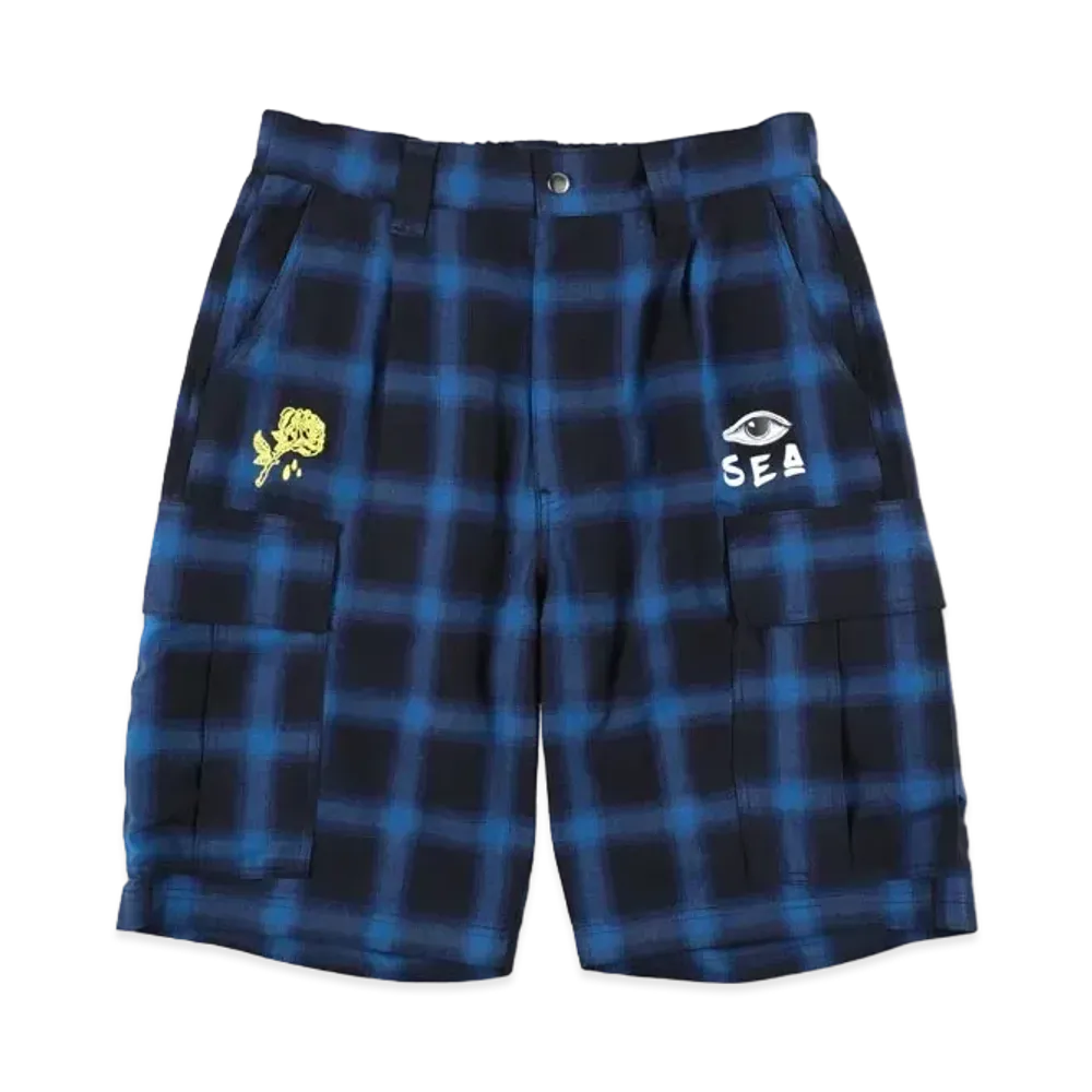WIND AND SEA x Koichiro Takagi Cargo Shorts "Black Blue"