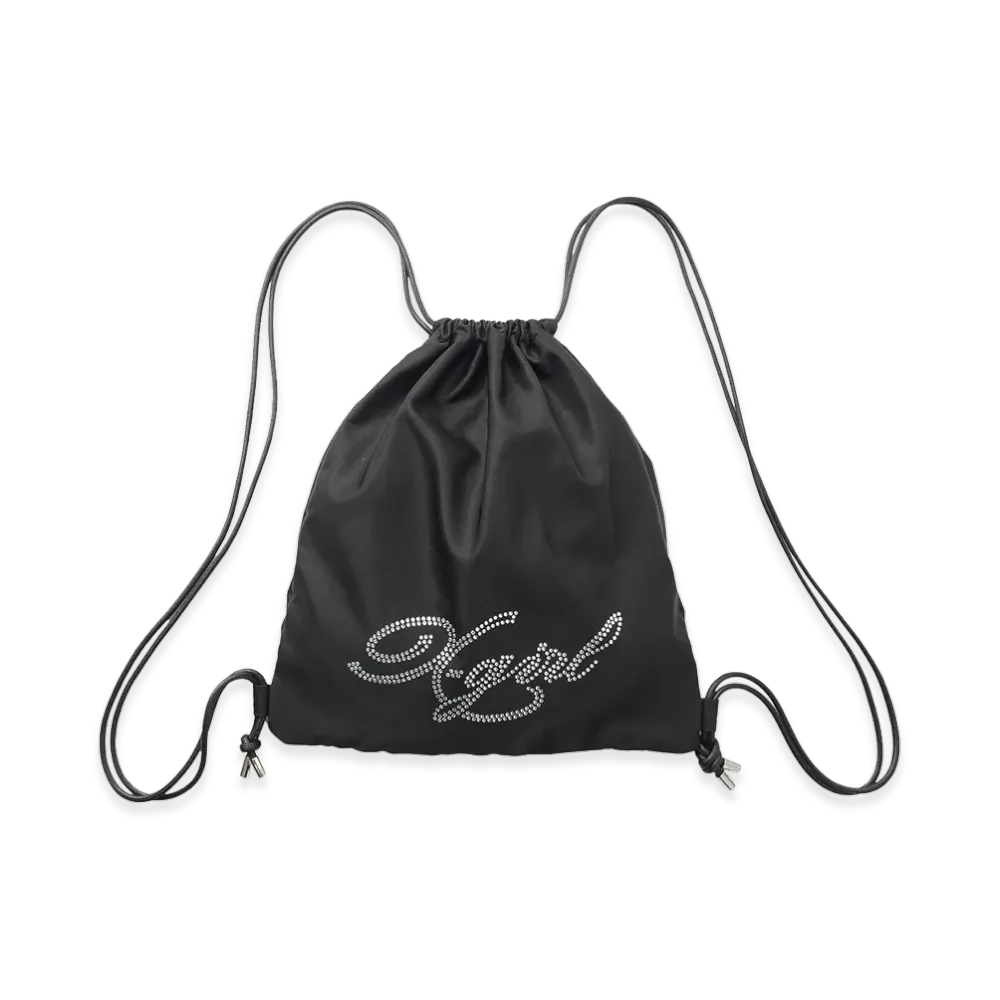 X-Girl Women's Rhinestone Knapsack "Black"