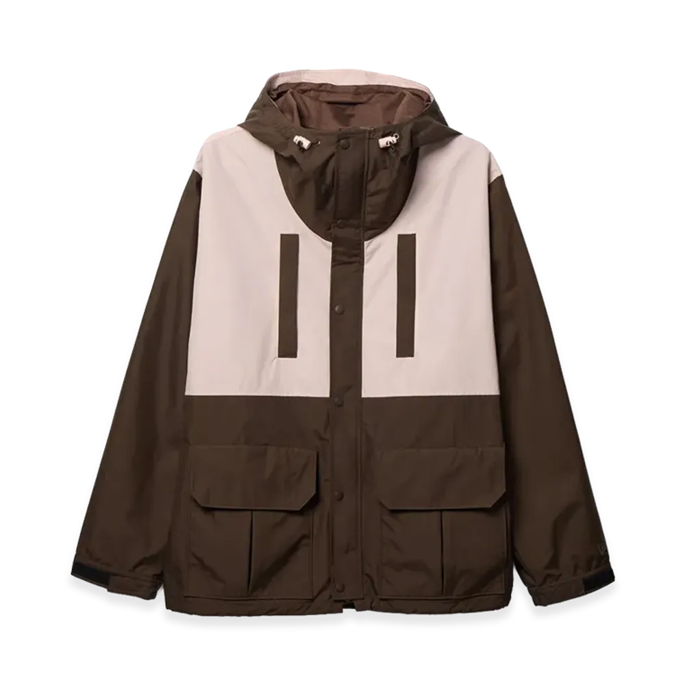 NEW ERA Light Marine Parka Black Label SS26 "Brown/Light Pink"