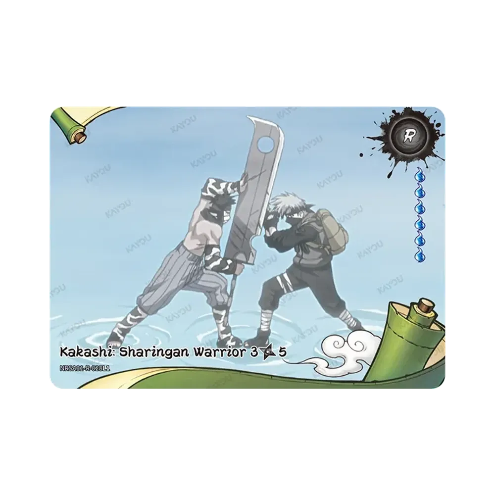 カカシ・写輪眼の戦士 3/5 R [NRSA01-R-028L1]【英語版】(ヘブン・スクロール「シリーズ1」)