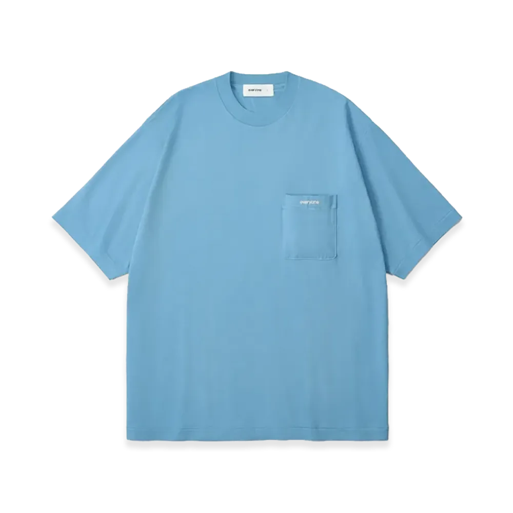 everyone Pocket Tee Shirt "Blue"