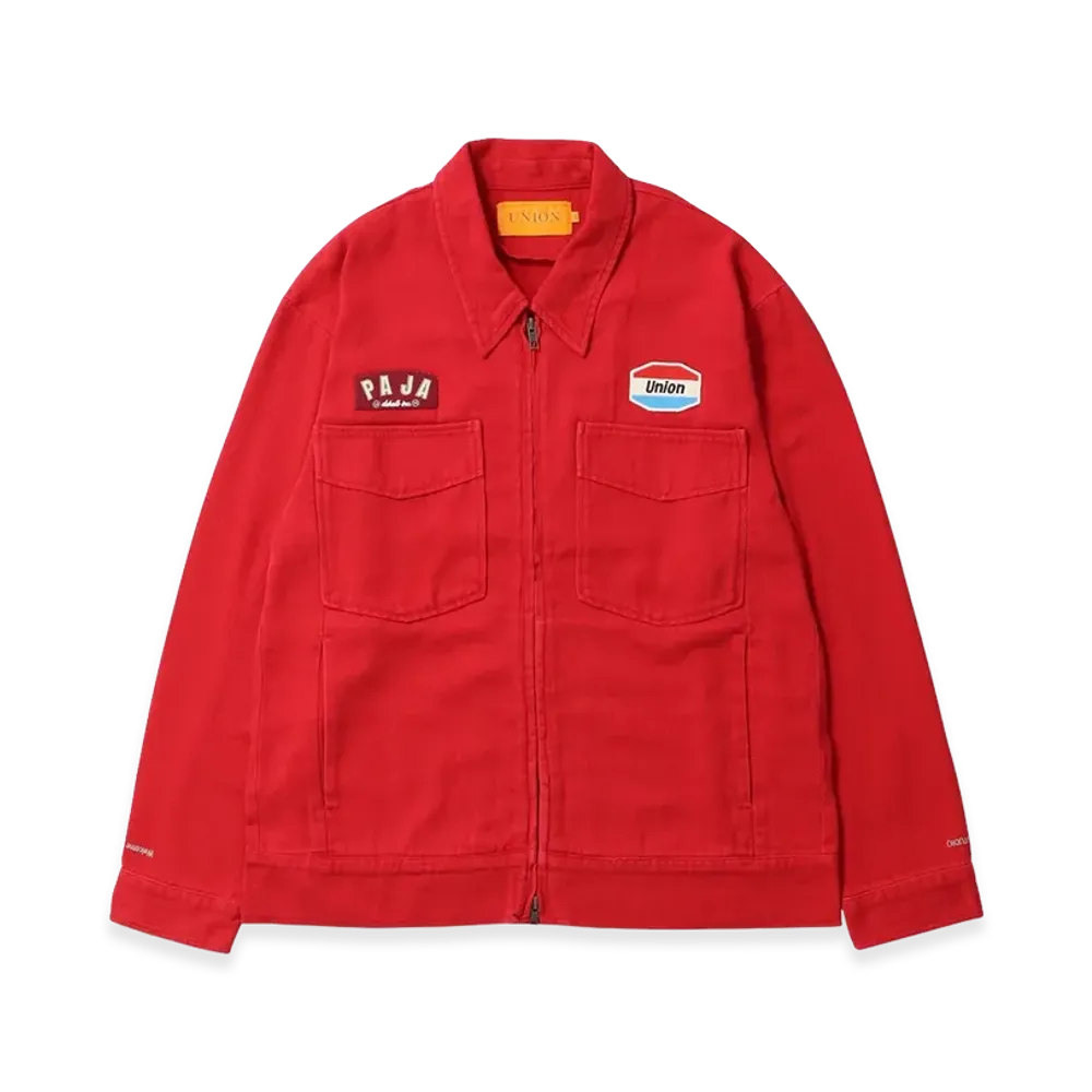 UNION x PAJA STUDIO P Welcome Friends UN Jacket "Red"