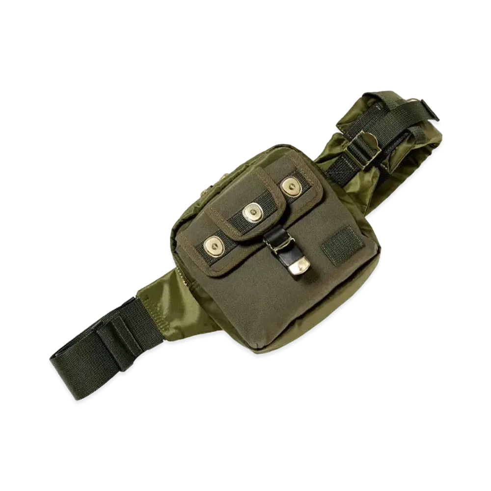 sacai x PORTER Small Body Pack "Khaki"
