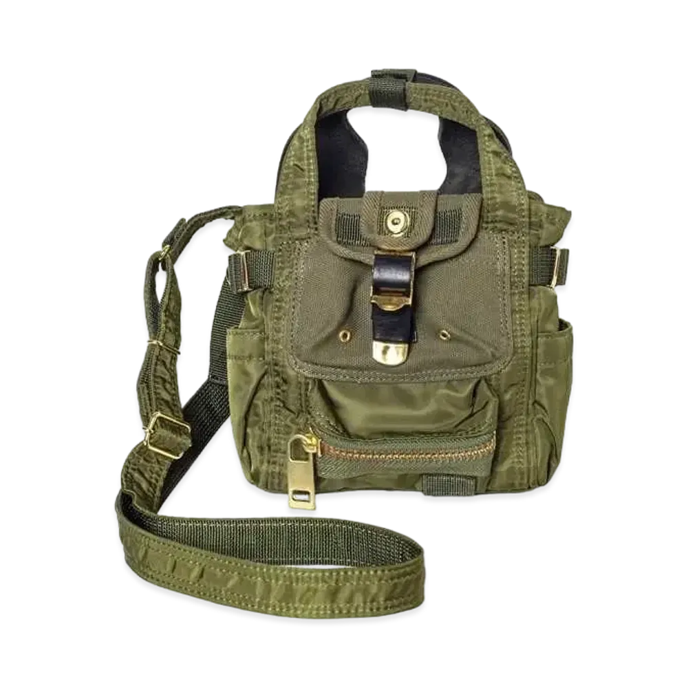 sacai x PORTER Mini Tote "Khaki"