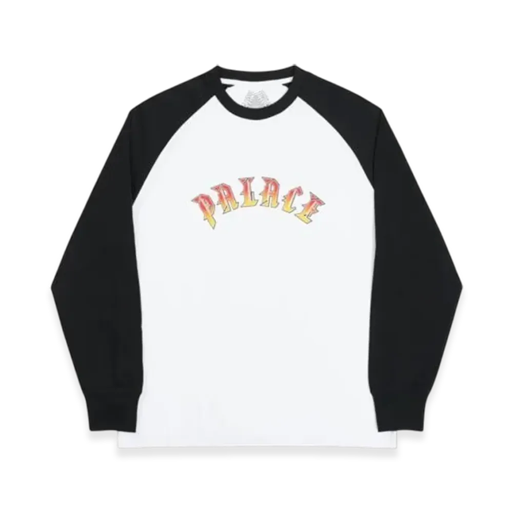 PALACE Spitfire P-Fire Longsleeve "White Black"