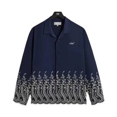 Kith Adonis Camp Collar Shirt #1 "Gulf"