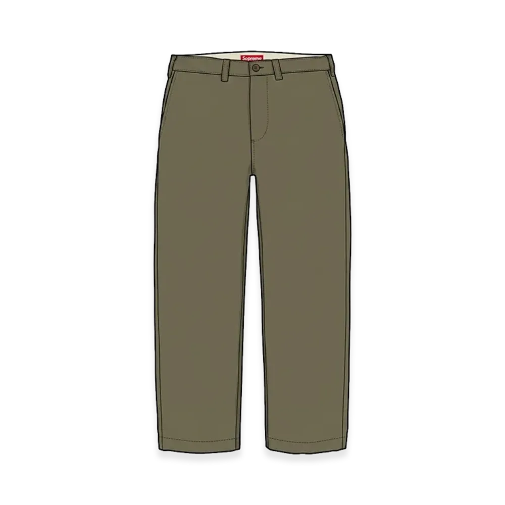 Supreme Chino Pant "Olive" (26FW)