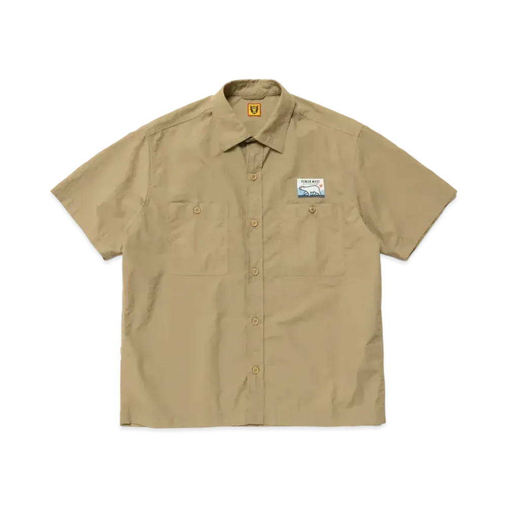 HUMAN MADE Camping S/S Shirt "Beige"