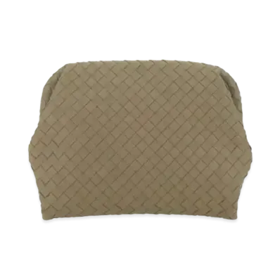 Bottega Veneta Intrecciato Leather Document Bag "Taupe"