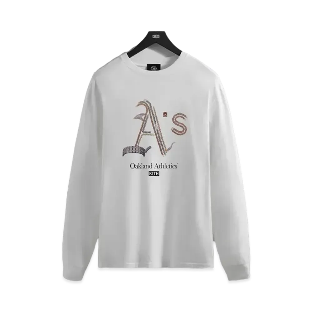 Kith x Rachel Goatley Athletics Long Sleeve Tee "White"