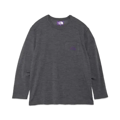 The North Face PURPLE LABEL Merino Field Long Sleeve Tee "Asphalt Gray"