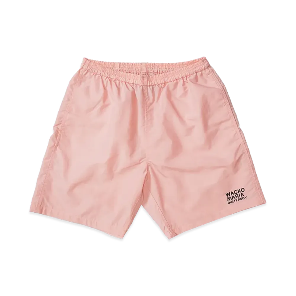 WACKO MARIA Nylon Board Shorts "Pink"