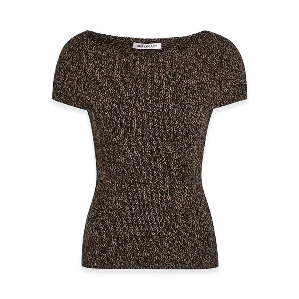 OUR LEGACY Women's Sculpt T-Shirt "Brown"