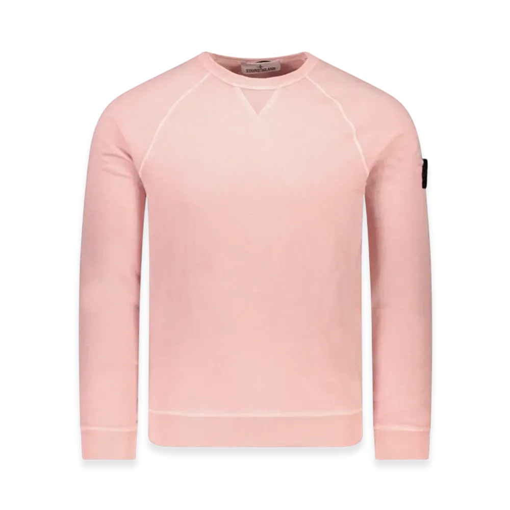 Stone Island 66360 Old Treatment Crewneck Sweatshirt - 23SS "Pink"