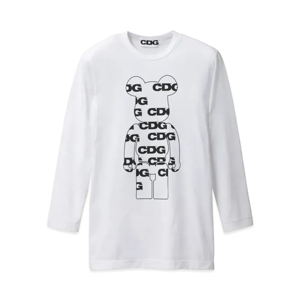 Bearbrick x CDG LONG SLEEVE "White"