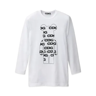 Bearbrick x CDG LONG SLEEVE "White"